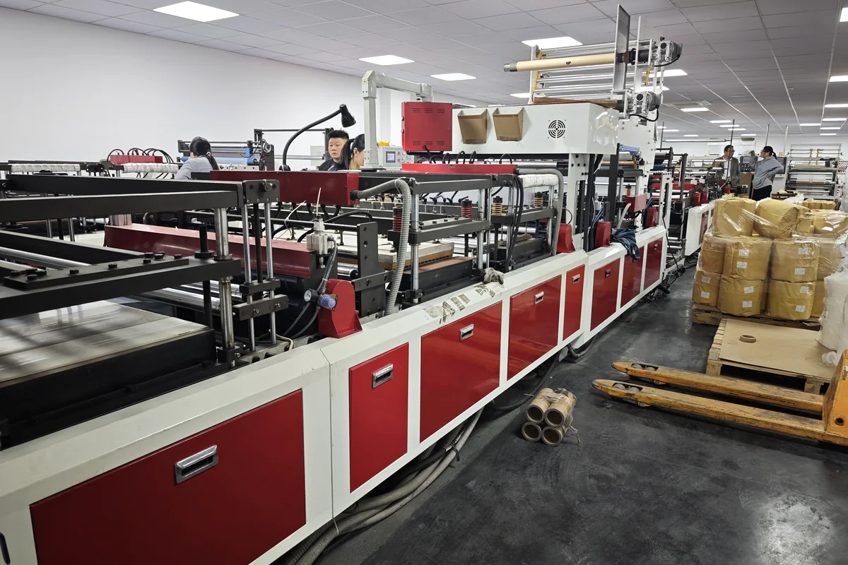 Film processing equipment in a packaging workshop.webp