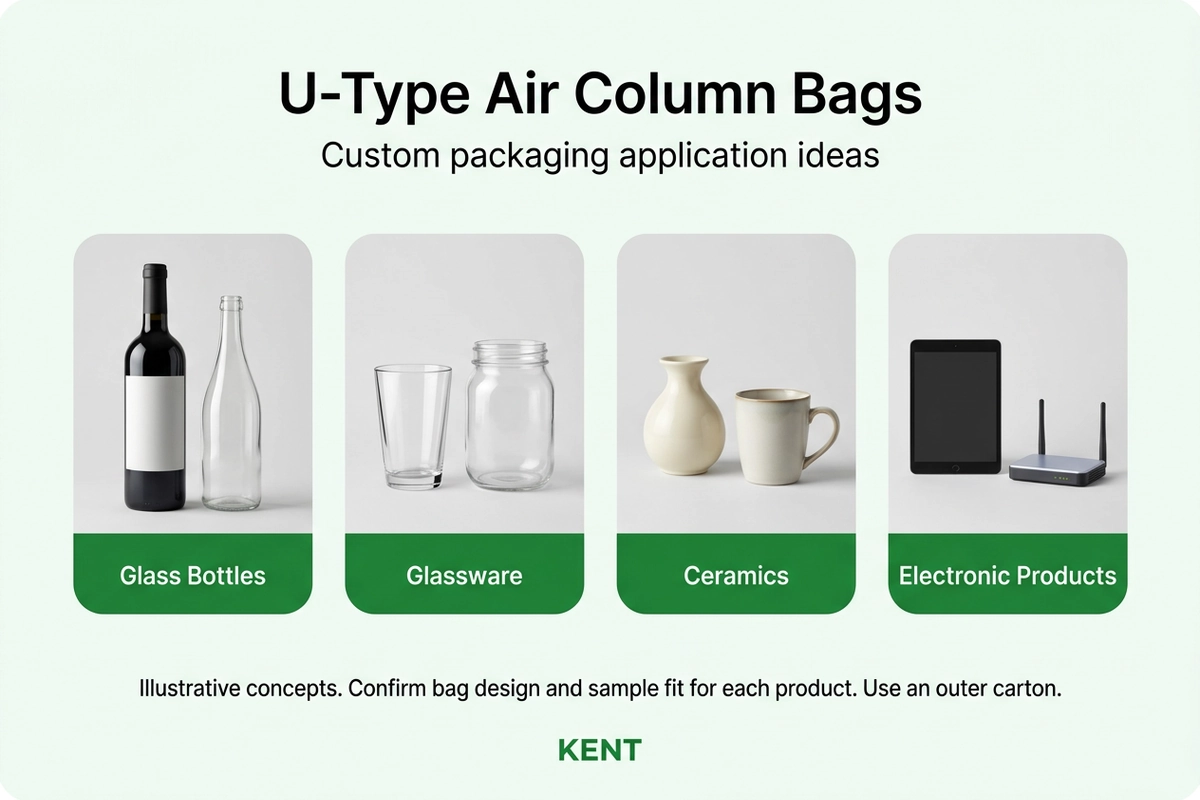 U-type air column bag custom application concepts.webp