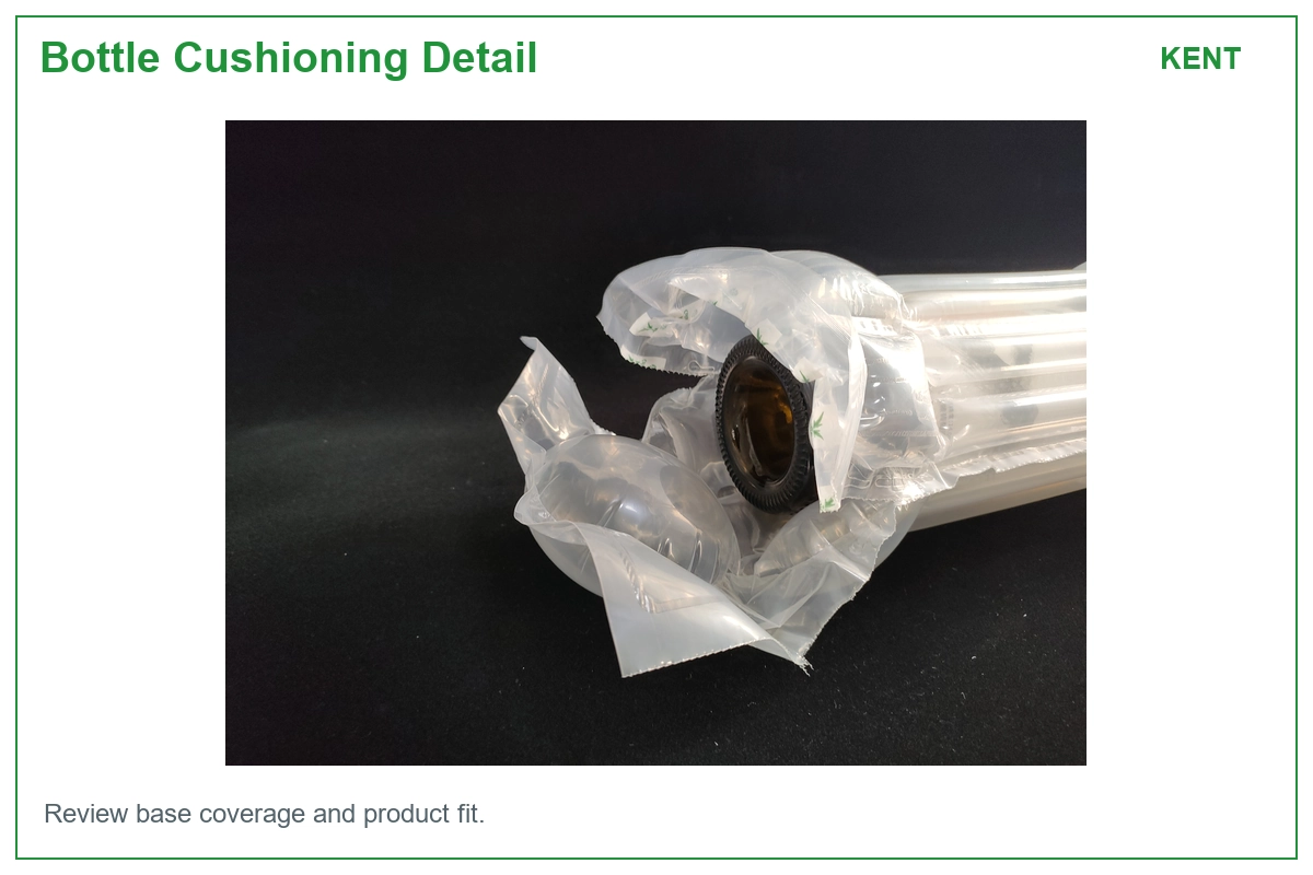 Bottle base and air column cushioning detail.webp